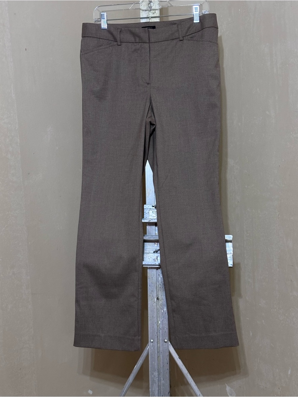 Worthington Women’s Brown Taupe Modern Fit Pants Career Workwear Quiet Luxury